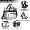 Clear Crossbody Transparent Shoulder Bag See Through Pouch Tote Bag Zip Handbag